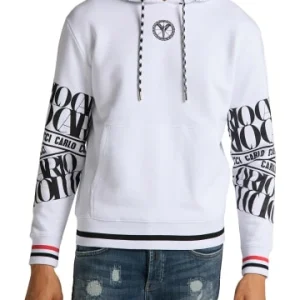Bekleidung Carlo Colucci Hoodie Conserva In Weiß Günstig Kaufen 12