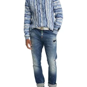 Bekleidung Carlo Colucci Pullover De Cristofaro In Blau Günstig Kaufen 16