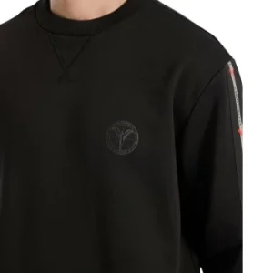 Outdoor & Sport Carlo Colucci Sweatshirt D’Adderio In Schwarz Günstig Kaufen 8