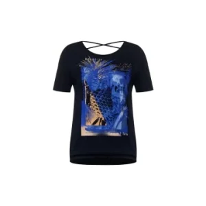 Große Größen Cecil Rundkragen Langarmshirt In Dunkel-blau Günstig Kaufen 10