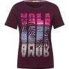Shirts, Tops & Longsleeves Cecil T-Shirt In Berry Juice Red Günstig Kaufen 14