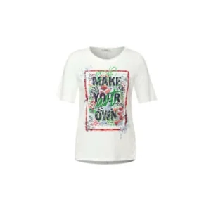 Shirts, Tops & Longsleeves Cecil T-Shirts In Gelb Günstig Kaufen 13